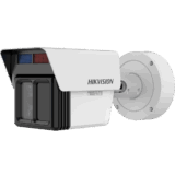 [DeepinView X] Bala IP Triple Lente 4 MP + 2 MP +2 MP  / Lente Fijo 4 MM +12 MM + 25 MM / Analíticos de 120 Metros de Distancia con Protección Perimetral / 2 Micrófonos y 1 Bocina / IP67 / IK10 / DARKFIGHTER 2.0 / 120 Mts IR