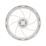 Luminaria LED High Bay Redonda REBL / 24,000-30,000 Lúmenes / Óptica Micro-Prisma Patentada / UGR Ultra Bajo / IK10 IP66 NEMA 4X / Temperatura 3500K-4000K-5000K Switchable / UVOLT 120-347V / Color Blanco.