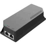 PoE Injector Grandstream 60W MultiGigabit / Compatible con IEEE 802.3af/at/bt / 1x 2.5Gbps RJ45 LAN IN / 1x 2.5Gbps RJ45 LAN OUT con PoE 60W / 100~240VAC / 54VDC / Plug-and-Play / FCC, CE, RCM, IC