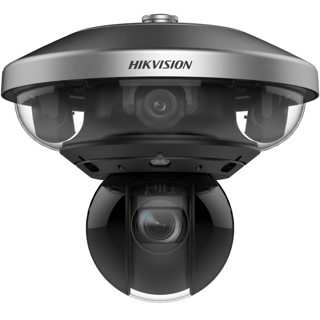PanoVu Series / 1 PTZ 40X Zoom (4 Megapixel) + 4 Lentes 2.8 mm (360° / 32 Megapixel) / Posicionamiento 3D / Autoseguimiento 3.0 / Deep Learning / IP67 / IK10 / WDR 120 dB / Micro SD