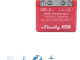 Mini Interruptor inteligente Wi-Fi 2.4 / medición de consumo, /1 canal 8A 110-240 / compatible con asistentes de voz