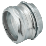 Conector Compresión de Acero Galvanizado para Pared Delgada de 2 1/2" .