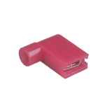 Terminal hembra aislada completa tipo L  / Baterías con terminal macho F1 / Para cables 22-16 AWG / Paquete de 25 piezas