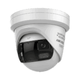[PROTECCIÓN ACTIVA] Turret IP Panorámica 16  Megapixel / 180° / Imagen a Color 24/7 / PoE / WDR 130° / IP67 / ACUSENSE / Protección Activa (Luz Estroboscópica y Alarma Audible) / MicroSD