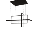 Lámpara de Techo LED / 100W / Luz Blanca 6500K, Neutra 4000K, Cálida 2700K / IP20 / Ángulo de Luz 120° / Aluminio y PC / Vida Útil 50,000h / Longitud de Cable Ajustable