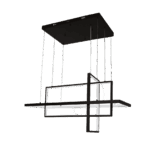 Lámpara de Techo LED / 100W / Luz Blanca 6500K, Neutra 4000K, Cálida 2700K / IP20 / Ángulo de Luz 120° / Aluminio y PC / Vida Útil 50,000h / Longitud de Cable Ajustable