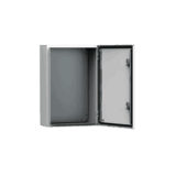 Gabinete de Uso Exterior MAS 600 x 600 x 300 mm NEMA 4/12/13; IP66; IK10 de Acero Dulce 1.5 mm con Platina de Montaje Incluida Color Gris Claro