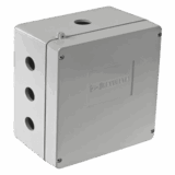 Caja de Unión de Aluminio con 3 salidas de 1" / 3 Orificios en la parte inferior.