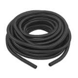 Manguera hermética flexible tipo PolyTuff no metálica, negra de 3/4", 100 pies. Uso comercial/industrial.