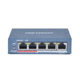 Switch PoE / 250 Metros PoE LARGA DISTANCIA / 4 Puertos 802.3at (30 W) 10/100 Mbps + 1 Puerto Uplink (10 / 100 Mbps)