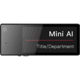 Body Camera en placa de identificación / Grabación 1600 * 1200p / Pantalla de tinta 2.13 in / Memoria Interna 64GB / Wi-Fi