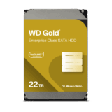 Disco Duro Empresarial WD Gold / SATA 6 Gb/s / 22 TB / 7200 RPM / Tecnología HelioSeal / ArmorCache / 5 Años Garantía / 2.5M Horas MTBF