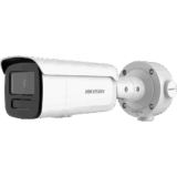 Cámara Bullet IP 4 Megapixel (2688 × 1520) / WDR 120 dB / EXIR IR 60-90 m (196.9-295.3 ft) / Clasificación IA Humano-Vehiculo / Audio Bidireccional / IP67 IK10 / H.265+