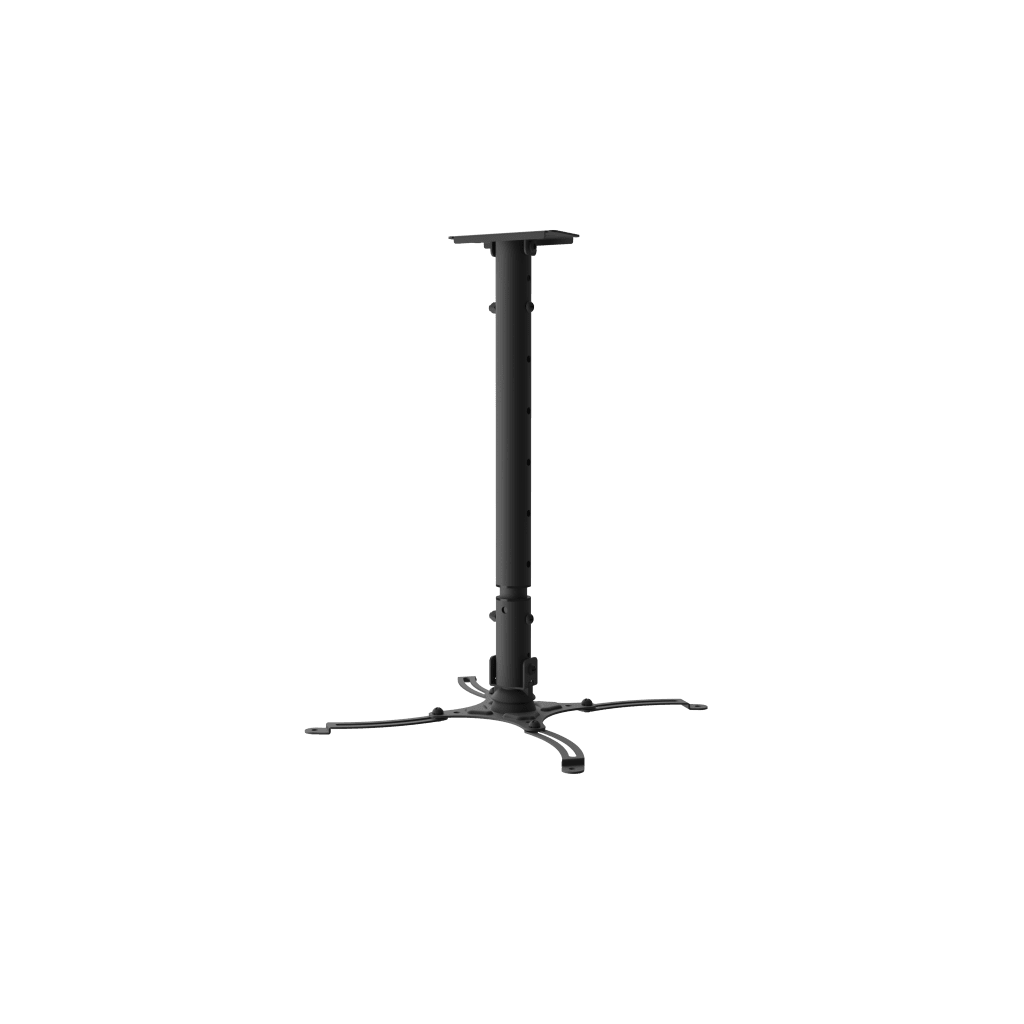 Soporte de Techo Universal Paramount PCM150 para Pantallas de 43" a 90"+ / Capacidad de Carga 150 lb (68 kg) / Ajuste Vertical 39.59" a 63.21" / Rotación 360° / Inclinación +20°/-5° / Montaje en Techos Planos