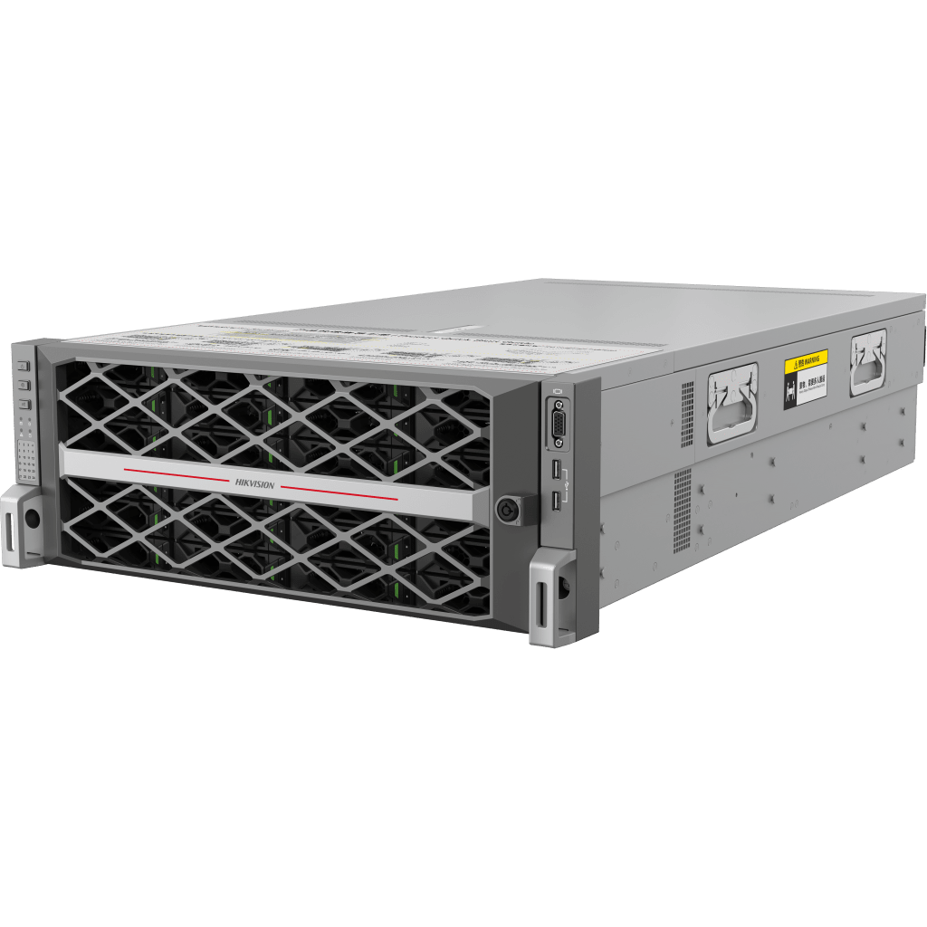 Servidor de Almacenamiento de Video Hikvision AT1000S Series / 24 Bahías para HDD / Capacidad 270 TB (9x30TB Preinstalados) / 4 Puertos Ethernet 2.5G / Tecnología VRAID 2.0 / Procesador 64-bit Multicore / 16 GB Cache / 350 Canales a 2 Mbps /