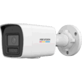 [Dual Light + ColorVu] Bala IP 4 Megapixel / Lente 2.8 mm / 30 mts IR + 30 mts Luz Blanca / Micrófono Integrado / ACUSENSE Lite / Exterior IP67 / dWDR / PoE / Micro SD
