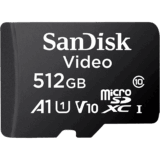 Memoria microSD SanDisk 512GB / Alta Resistencia / Videovigilancia / Clase 10