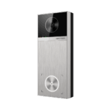 Videoportero / 4 Megapixel / Ángulo de Visión 150° / Control de 2 Cerraduras / Desbloqueo por Tarjeta, Hik-Connect y Estación Interior / IP65 / PoE IEEE802.3at / Compatibilidad ONVIF / H.265
