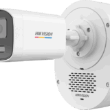 [SoundMax + ColorVu 3.0 + MD 3.0] Bala IP 4 Megapixel / Lente 4 mm / 50 mts IR + 50 mts Luz Blanca / Micrófono Integrado / ACUSENSE Lite / Exterior IP67 / WDR 120 dB / PoE / Micro SD