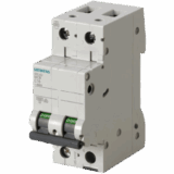 Interruptor Riel Dinn Tipo 5SL6, 2 polos, 16 amp