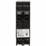 Interruptor automático DUPLEX enchufable tipo QT 2 polos, 15-20 amp