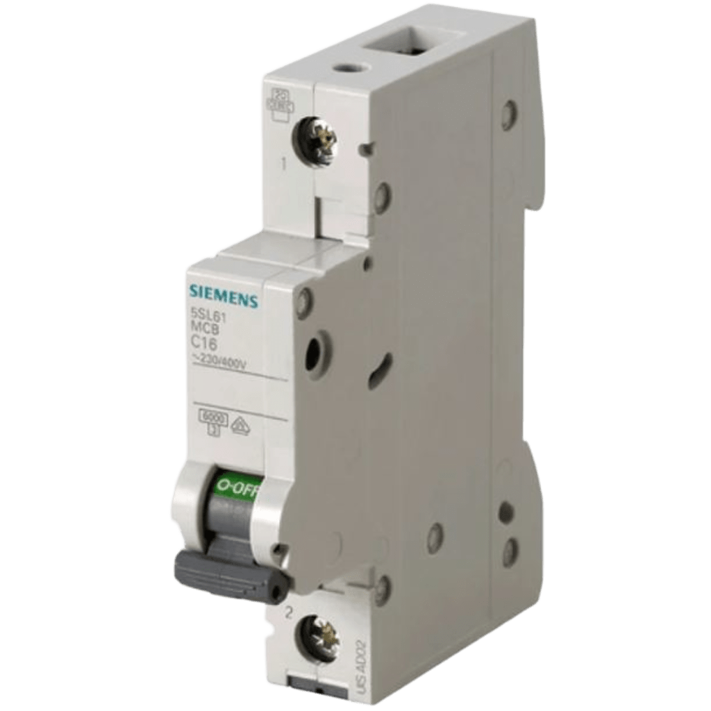 Interruptor Riel Dinn Tipo 5SL6, 1 polo, 16 amp