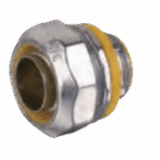 Conector Metálico Recto para Tubo Liquid Tight / Aleación de Zinc / Sujeción con Tornillo / Rosca NPT-Métrica / Aislamiento Dieléctrico / Protección Cableado