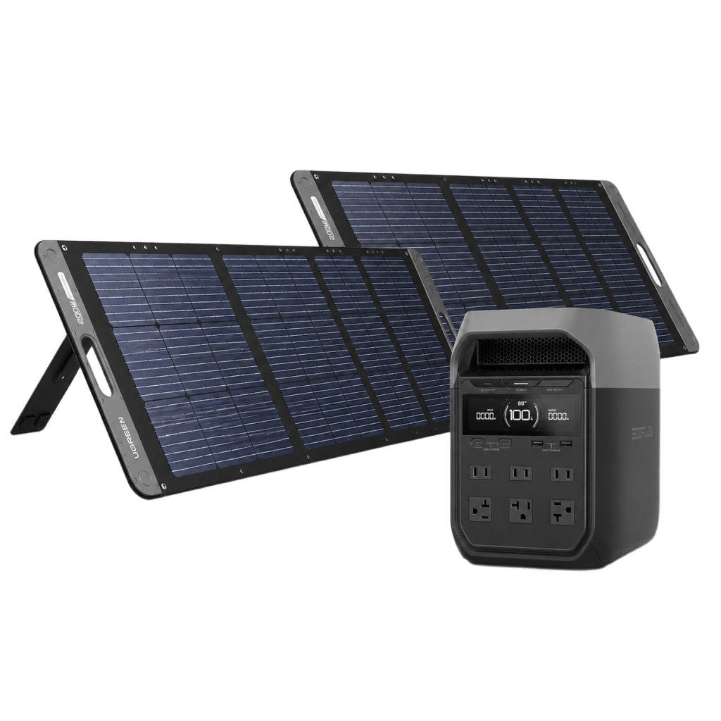 KIT DE ENERGÍA PORTÁTIL ECOFLOW E980 Y PANEL SOLAR 200W