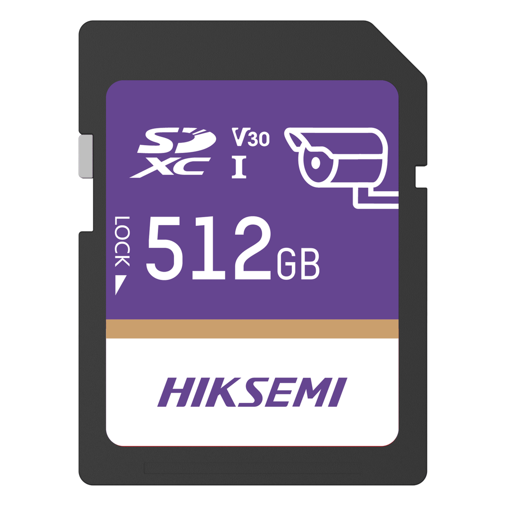 Memoria SD Clase 10 de 512GB / Especializada Para Videovigilancia