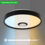 Luminario LED JLAR-3003 / 30W / 2400 Lúmenes / Bluetooth Control App / Voltaje 85-265V / Temperatura 6500K Fría / Garantía 3 Años