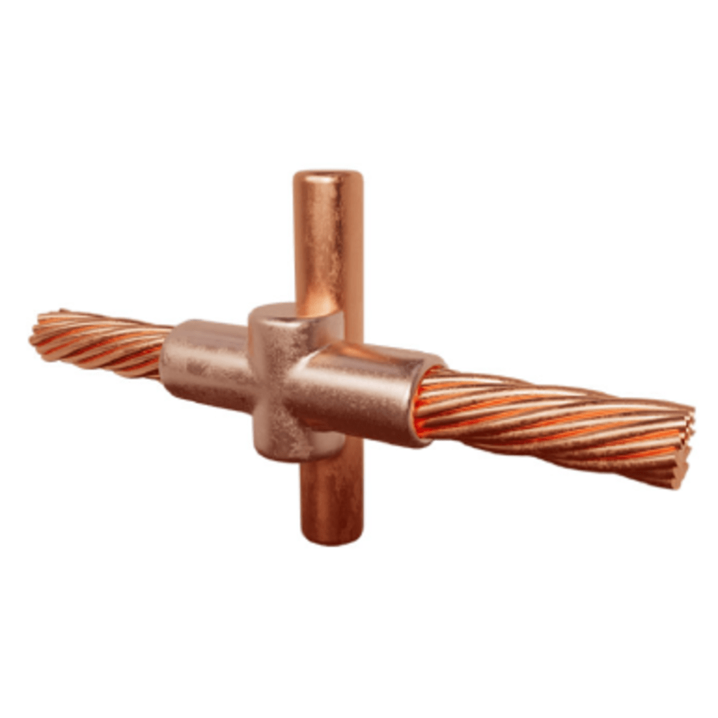Molde para soldadura exotermica, costado de de varilla 5/8 in. a Cable de Paso 2/0 AWG