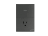 Placa con Interruptor Sencillo y 1 Toma  Corriente 10 -15 A 127 V  60 Hz.