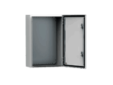 Gabinete de Uso Exterior MAS 500 x 400 x 260 mm NEMA 4/12/13; IP66; IK10 de Acero Dulce 1.5 mm con Platina de Montaje Incluida Color Gris Claro