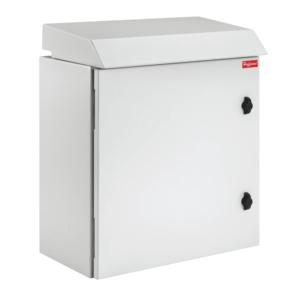 Gabinete Rack 12 UR ProTek Tipo 3R Exterior con Ventiladores Termostáticos / 61.2 cm x 60 cm x 61 cm (24.09 in x 23.6 in x 24 in) / Acero Gris RAL 7035 / Protección IP32 IK10