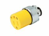 Contacto Blindado Aterrizado / 15 A 125 V / 50/60 Hz / ABS/ Metal / Color Amarillo.