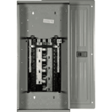 Centro de carga monofásico 1 Fase, 3 Hilos para interruptores QP, de 30 polos - 48 Circuitos, 120/240vca, Barras de aluminio 200 Amp, Nema 1, uso interior. Incluye tapa.