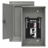 Centro de carga trifásico 3 Fases, 4 Hilos para interruptores QP, de 12 polos - 24 circuitos, 120/240vca, Barras de aluminio 100 Amp, Nema 1, uso interior. Incluye tapa.