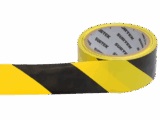 Cinta de Señalización / Adhesivo Acrílico / Espesor 0.105 mm / Colores Amarillo-Negro / Ancho 48 mm / Largo 18 m / Alta Visibilidad