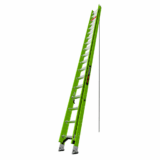 Escalera de Extensión de Aluminio + Fibra de Vidrio HYPERLITE de 10.9 m (36 ft) / Capacidad 300-375 lb (136-170 kg) / No. de Parte 17736.