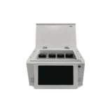 Estación de Descarga para Cámaras Corporales | 8 Canales de Conexión | Descarga Simultanea | Pantalla Táctil | Almacenamiento Hasta 12TB | Carga y Copia de Seguridad Automática | Compatible con Body Cam XMR-R3.