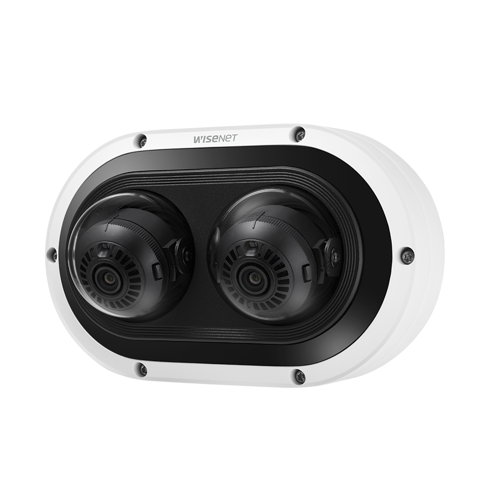 Camara IP Multi-sensor Multi-direccional / 2 Canales de 2MP / incluye Lentes motorizados de 3.54 a 6.69mm / H.265 + WiseStream II / WDR 120dB / Exterior IP67 / IK10 / NEMA4X - Image 2