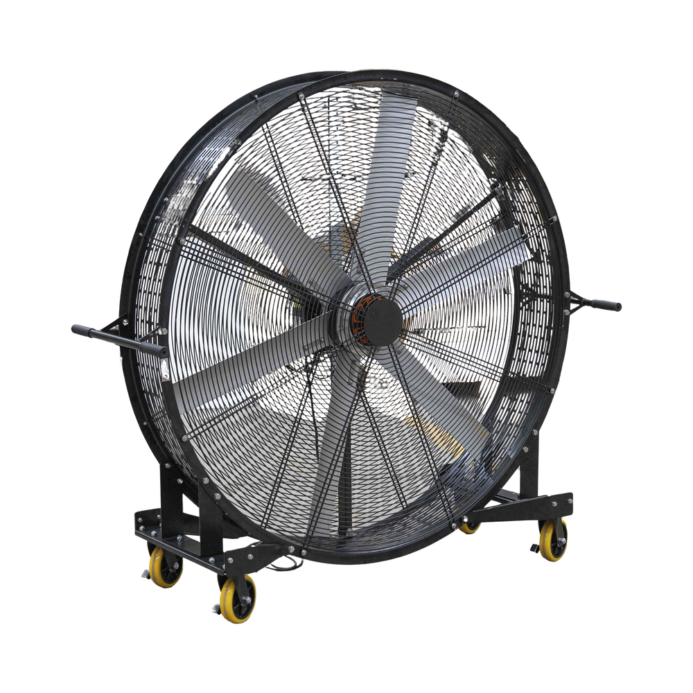 Ventilador Industrial Móvil Ultra Silencioso de 1.5 m y 127 Vca, Ideal para Almacenes, Hangares, Líneas de Producción, Gimnasios