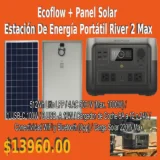Paquete Eco Flow + Panel Solar Estación De Energía Portátil River 2 Max