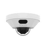 Camara Domo IP / 5MP (2560×1920) / Exterior Compacta / Lente Fija 3.0 mm / Ángulo Horizontal 100° / IR LED 25 m / WDR 120dB / WiseNRII con IA / Inteligencia artificial detección de Persona y Vehiculos