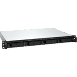 Unidad de Expansión RackStation / 1U 4 Bahías / SATA 3.5″ y 2.5″ Hot-Swap / Chasis Corto 290 mm (11.4 in) / Expansión en Línea / USB Type-C / Plug & Play / Garantía 3 Años