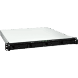 Servidor NAS Rackmount / 4 Bahías Hot-Swappable 1U / 2000/1300 MB/s Lectura/Escritura / 4 Puertos 1GbE RJ45 / PCIe 3.0 x8 / Dual Power Supply Redundante / DSM / Almacenamiento Empresarial