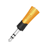 Conector Estéreo | 1/4in – Jack de 3.5 mm | Adaptador de Carcasa de Plastico