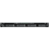 Unidad de Expansión RackStation / 1U 4 Bahías / SATA 3.5" y 2.5" Hot-Swap / Chasis Corto 290 mm (11.4 in) / Expansión en Línea / USB Type-C / Plug & Play / Garantía 3 Años