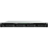 NAS Rackmount 4 Bahías / 1U 44 mm (1.73 in) / AMD Ryzen V1500B 4 Núcleos 2.2 GHz / 4GB DDR4 ECC SODIMM / 4x 1GbE RJ45 / PCIe 3.0 x8 / Escalable a 8 Bahías con RX426 / DSM / Storage Tiering
