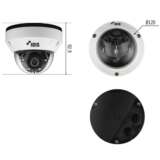 DOMO IP 8MP (INTELLIGENT CODEC) | LENTE FIJO 3.3 MM | IK10/IP67 | IR 20 M | ENTRADA/SALIDA DE ALARMA | POE | ICR DIA/NOCHE | MICROSD (256 GB) | VIDEOANALITICOS EMBEBIDOS